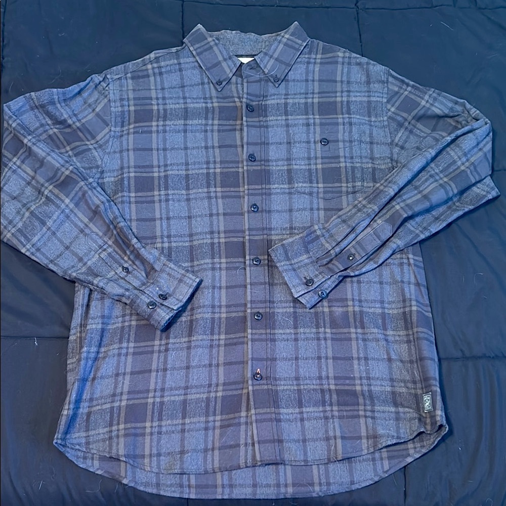 Men's Flannel - Button Up Plaid Shirt